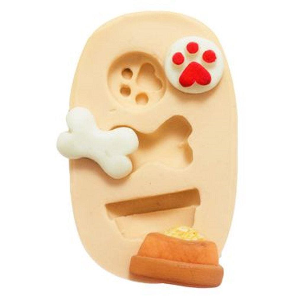 Molde De Silicone Osso, Pata, Cachorro