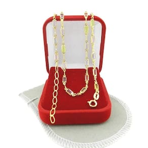 Tornozeleira Feminina 23/28Cm Colorida Folheado Ouro Tz106