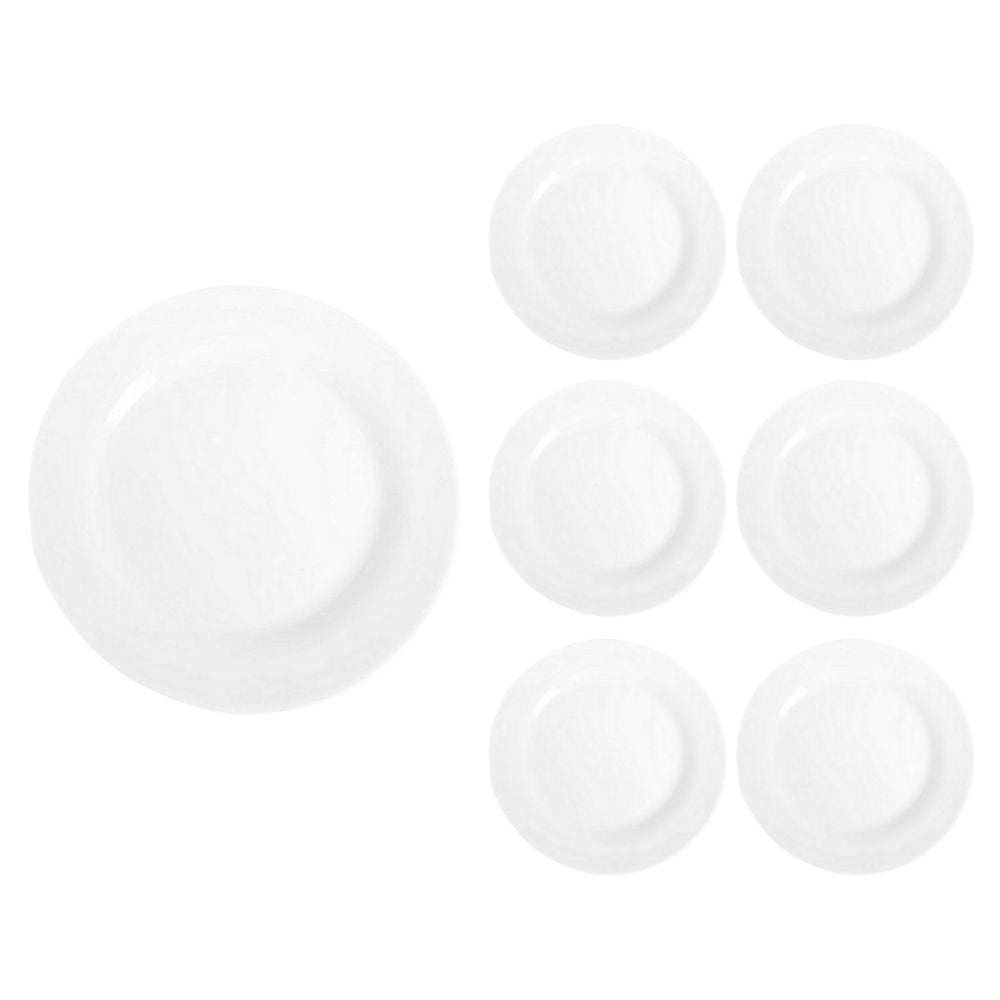 Kit 6 Pratos 27cm Redondos Raso Refeição Menu Luxo Duralex