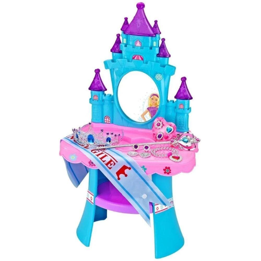 Penteadeira castelo princesa com banquinho Baby Style