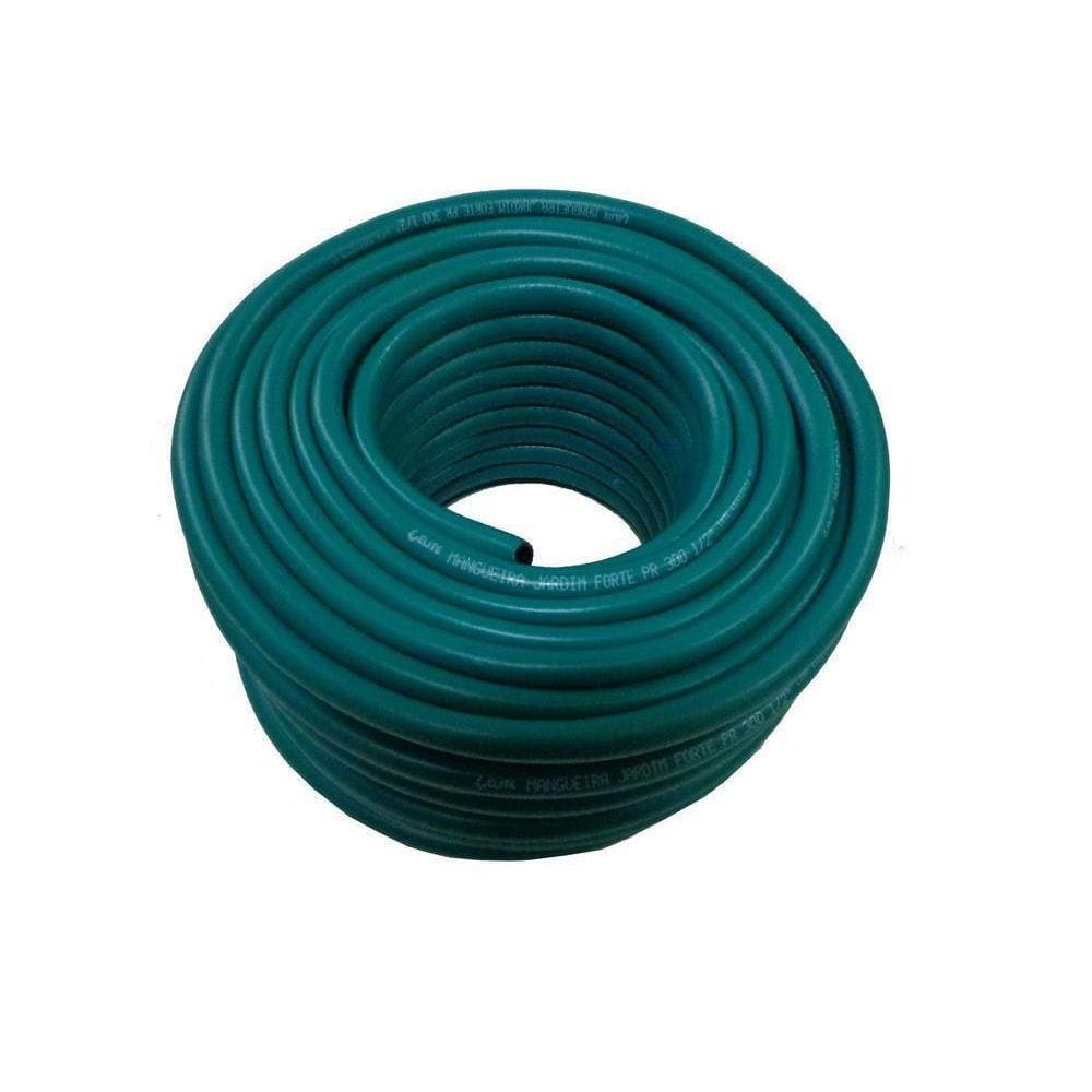 Mangueira Emborrachada Jardim Super Forte Verde 1/2 - 80m