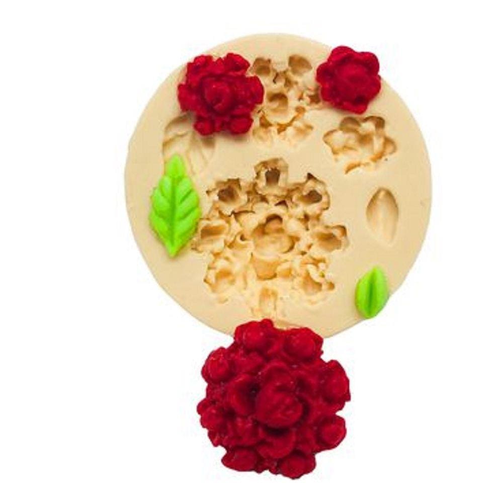 Molde De Silicone Flores, Jardim
