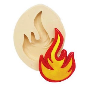 Molde De Silicone Hot Wheels, Fogo