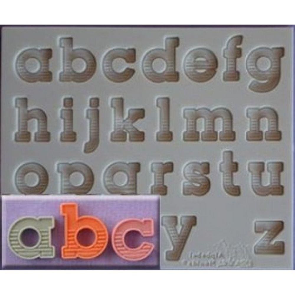 Molde De Silicone Alfabeto Minúsculo
