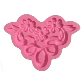 Molde De Silicone Arabesco, Acabamento, Flor, Resina, Confeitaria, Biscuit Molds Planet