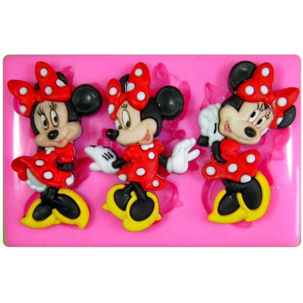 Molde De Silicone Minnie Doces Confeitaria