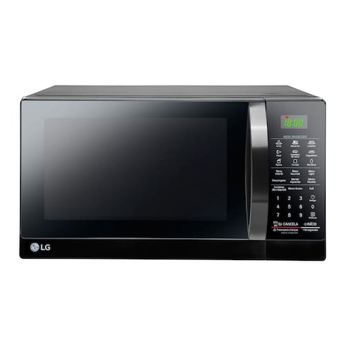 imagem-Micro-ondas com Grill 30L LG MH7097AR Preto 127V - 110V
