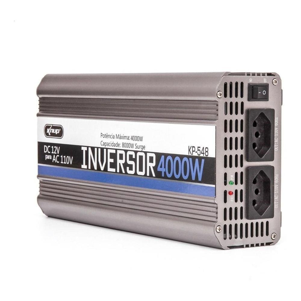 Inversor De Potência 4000W Onda Senoidal 12V Para 110V Kp548
