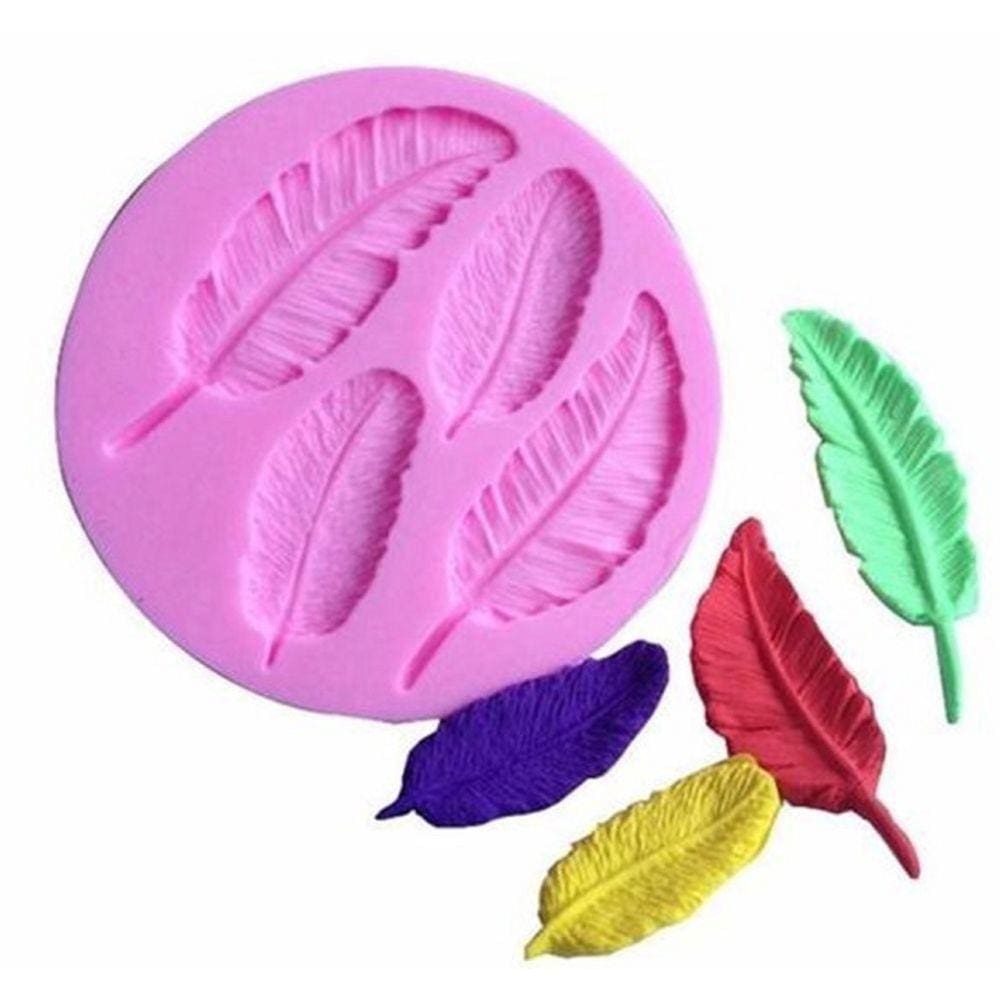 Molde De Silicone Penas