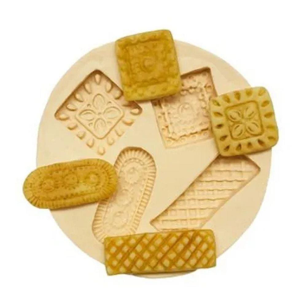 Molde De Silicone Bolachas, Biscoitos