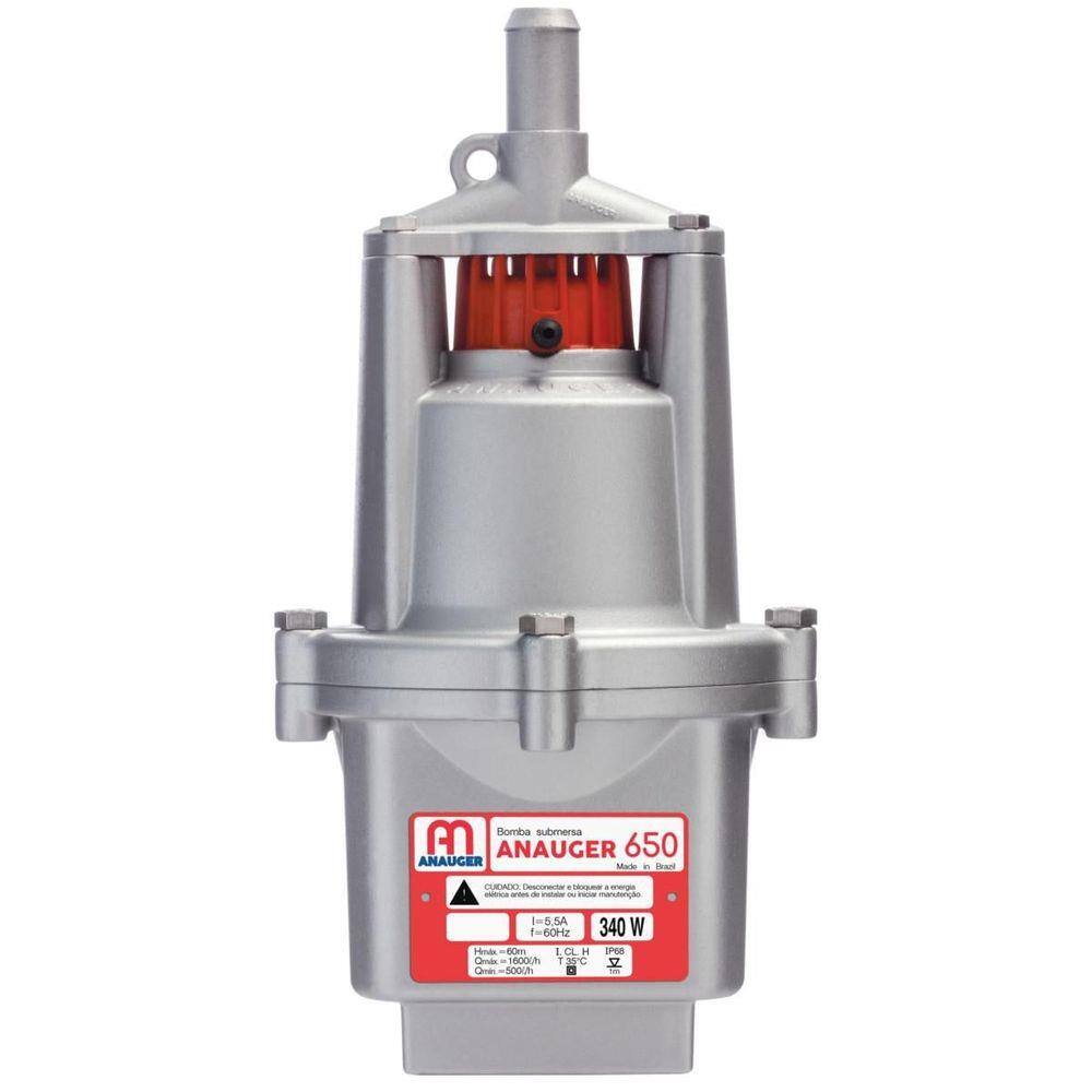 Bomba Submersa Vibratória Anauger 650 5G 340 Watts 220V