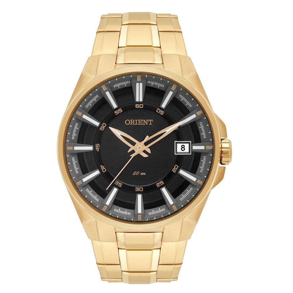 Relógio Orient Masculino Mgss1143 P1kx Dourado Preto
