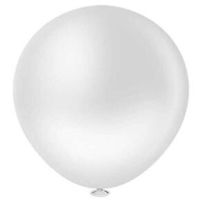 BALÃO GLOBO (FAT BALL) - BRANCO - PIC PIC Nº 250 - 1 unidade