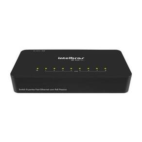 Switch Intelbras Fast Ethernet Sf 800 Q+ 8 Portas 10/100