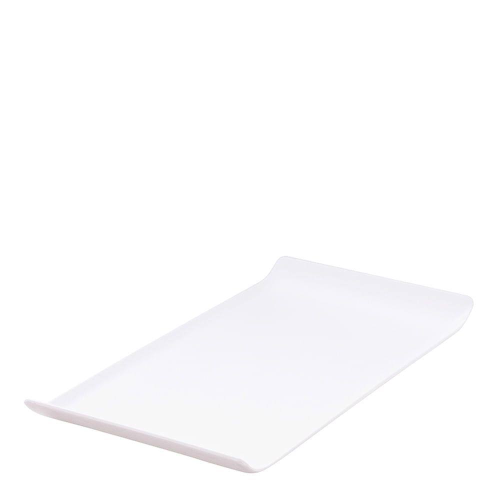 Bandeja Coffee Retangular 15x30 Branca em Polipropileno Linha Tropical VEM