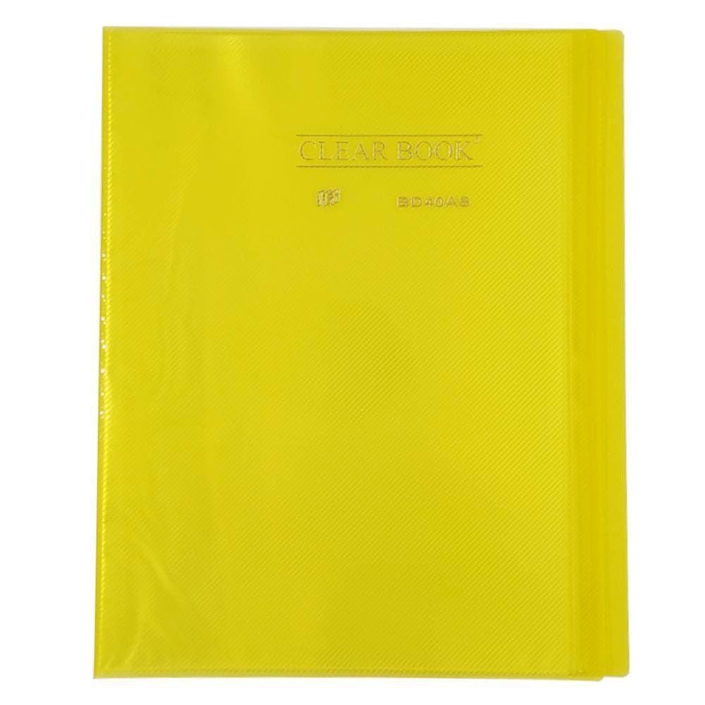 Pasta Catálogo A4 Yes 40 Envelopes Bd40As Clear Amarelo