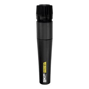 Microfone com fio profissional, acompanha cabo 5 metros pro-