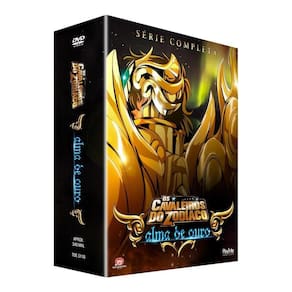 Box Dvd Os Cavaleiros Do Zodiaco Alma De Ouro Série Completa