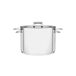 Caldeirão Tramontina em Aço Inox Fundo Triplo com Tampa Plana e Alças 20 cm 4,6 L Tramontina