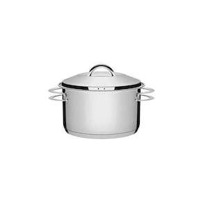 Caçarola Tramontina Solar Funda em Aço Inox Fundo Triplo com Tampa e Alças 16 cm 1,8 L Tramontina