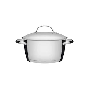 Caçarola Funda Tramontina Allegra em Aço Inox com Fundo Triplo 22 cm 4,2 L Tramontina