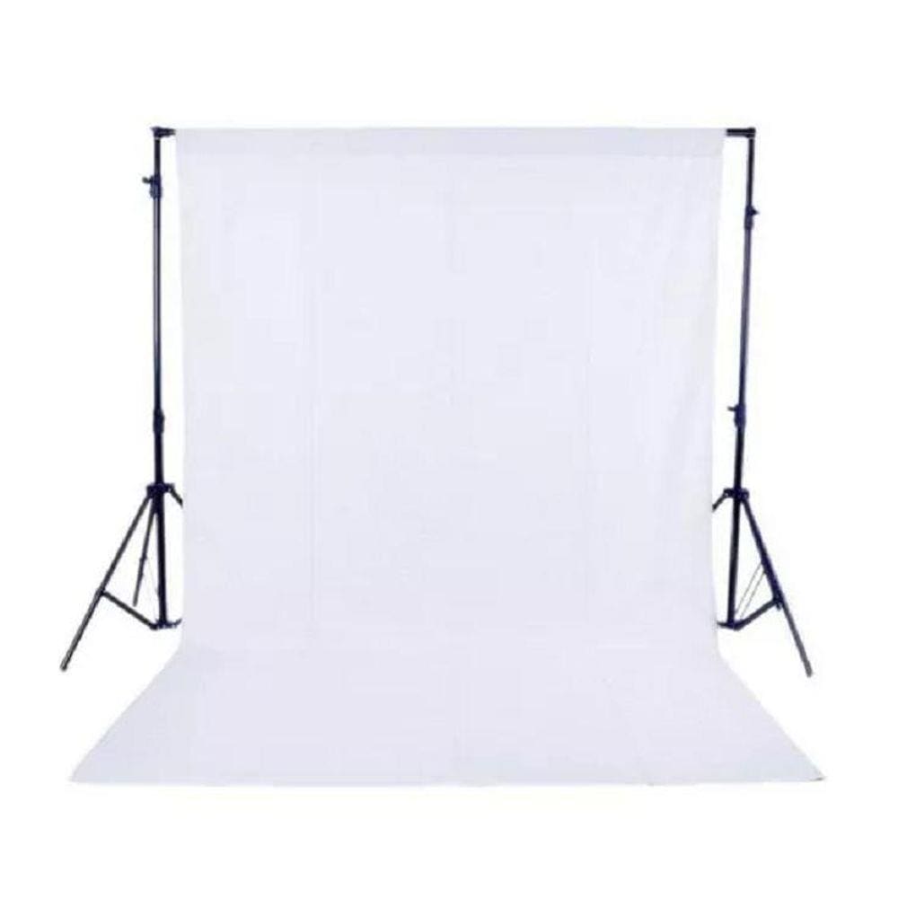Fundo Infinito fotográfico branco em tecido poliéster 3x3