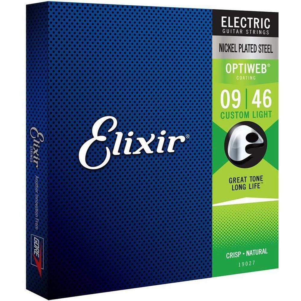 Encordoamento Elixir Para Guitarra 09 Optiweb