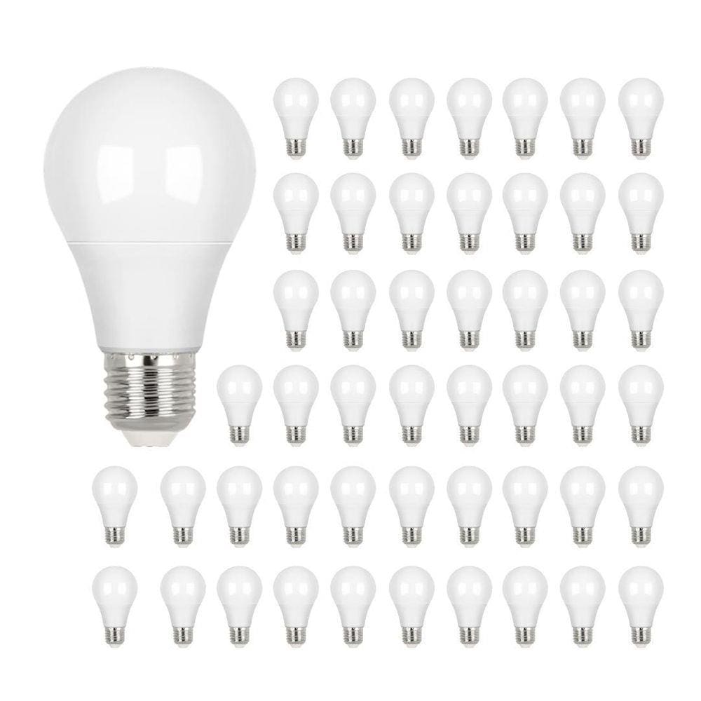 Kit 50 Lâmpadas Led Bulbo 9W Fria
