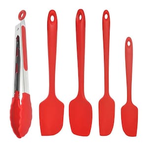 Kit Utensílios De Cozinha Silicone Profissional Espatulas