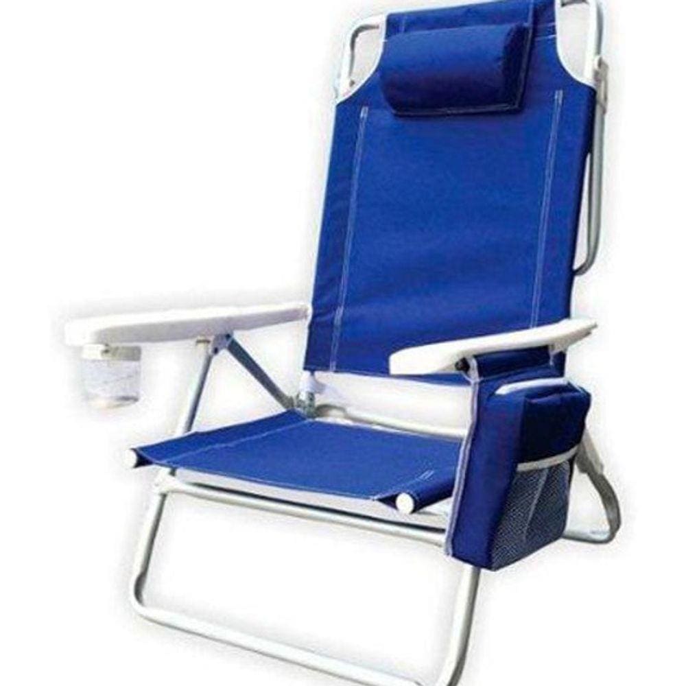 Cadeira De Praia Reclinável Com Bolsa Térmica - Kala