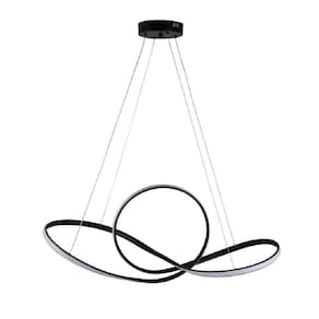 Pendente De Led 80Cm Para Mesa De Jantar Living