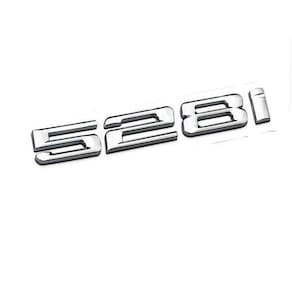 Emblema Traseiro Logo Bmw 528I Colante Cromado