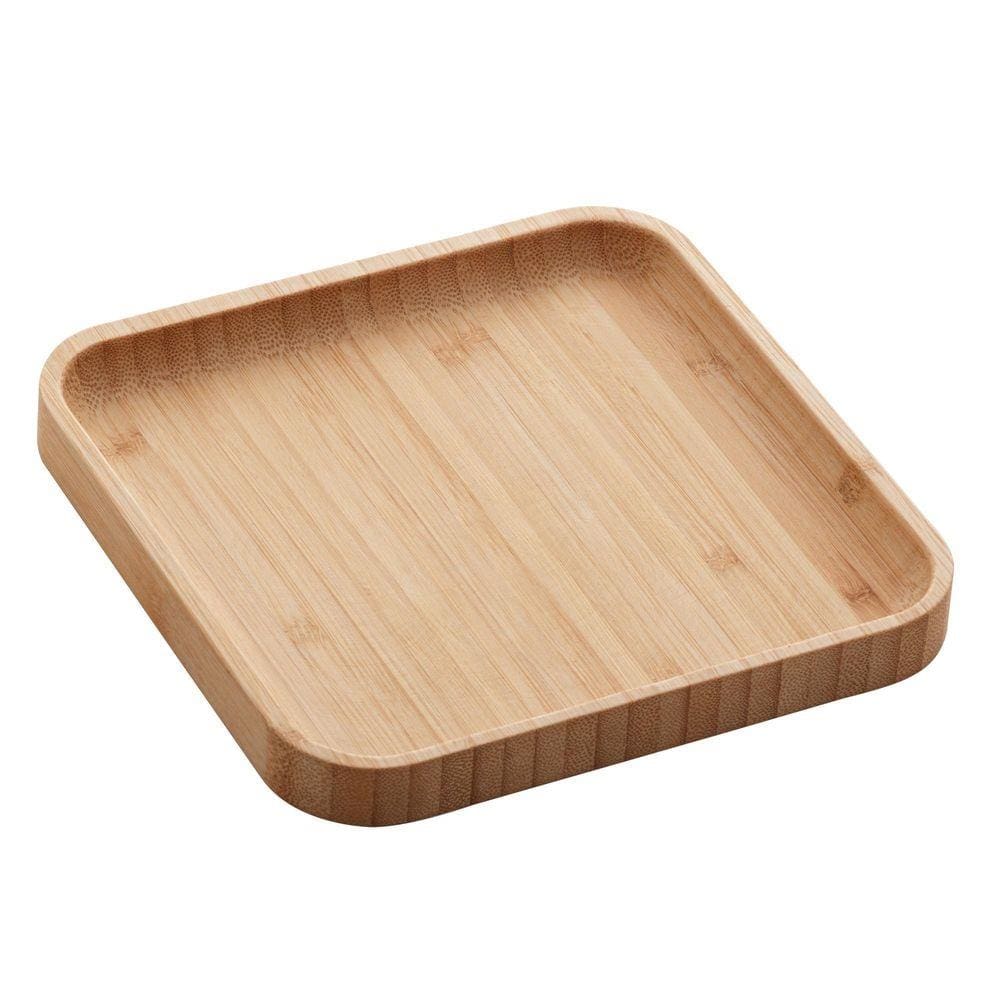Bandeja De Bambu Square 17X17X1,5Cm