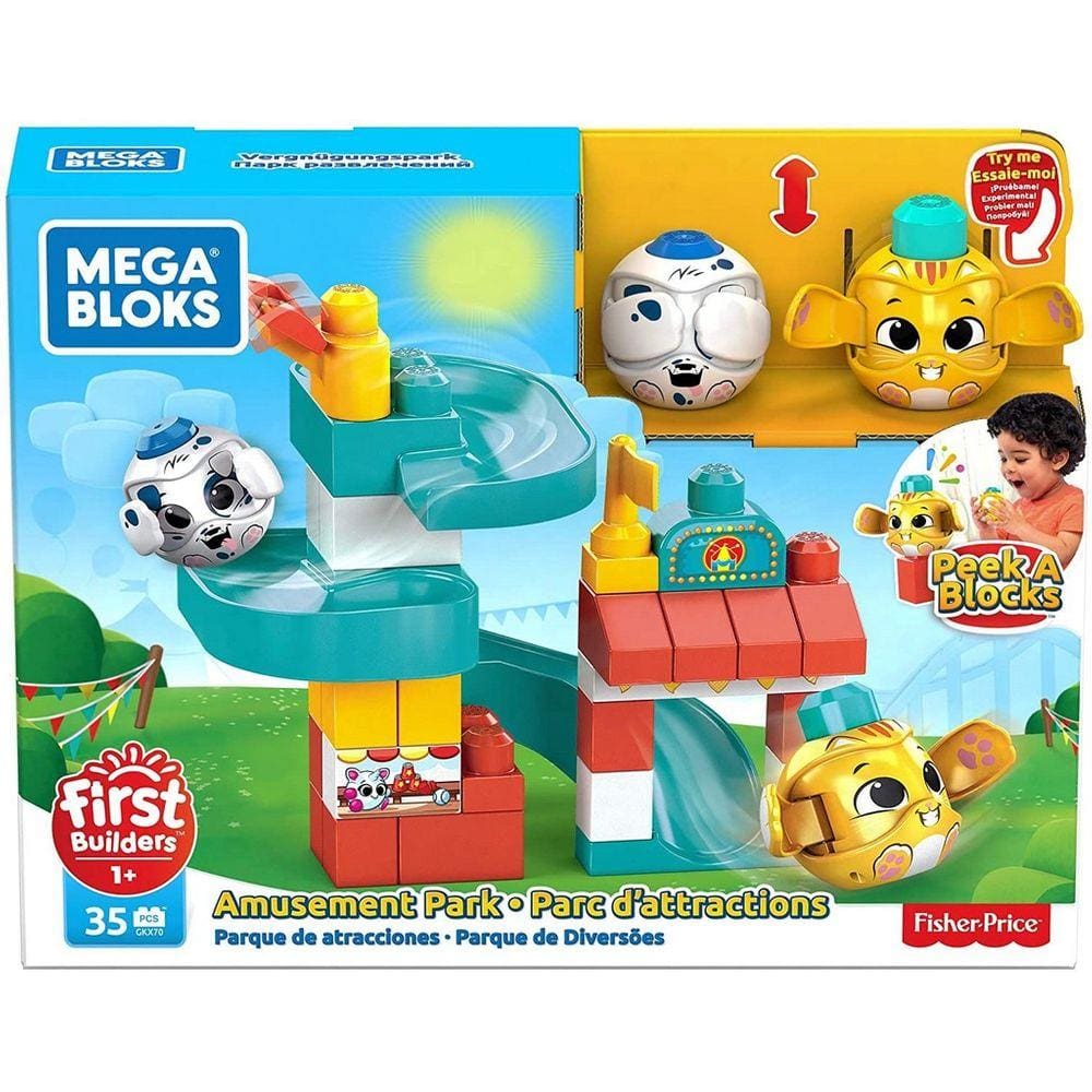 Mega Bloks First Builders Peek a Blocks PQ Diversões - Fischer-Price