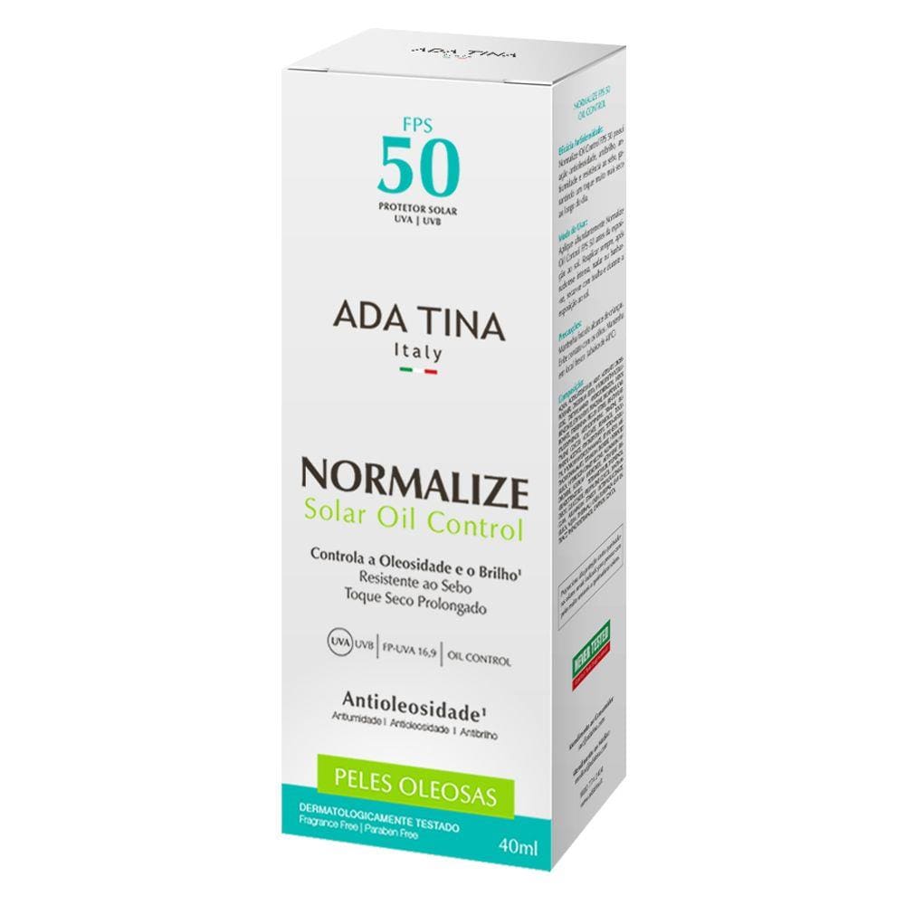 Protetor Solar Ada Tina - Normalize Solar Oil Control FPS 50 40ml