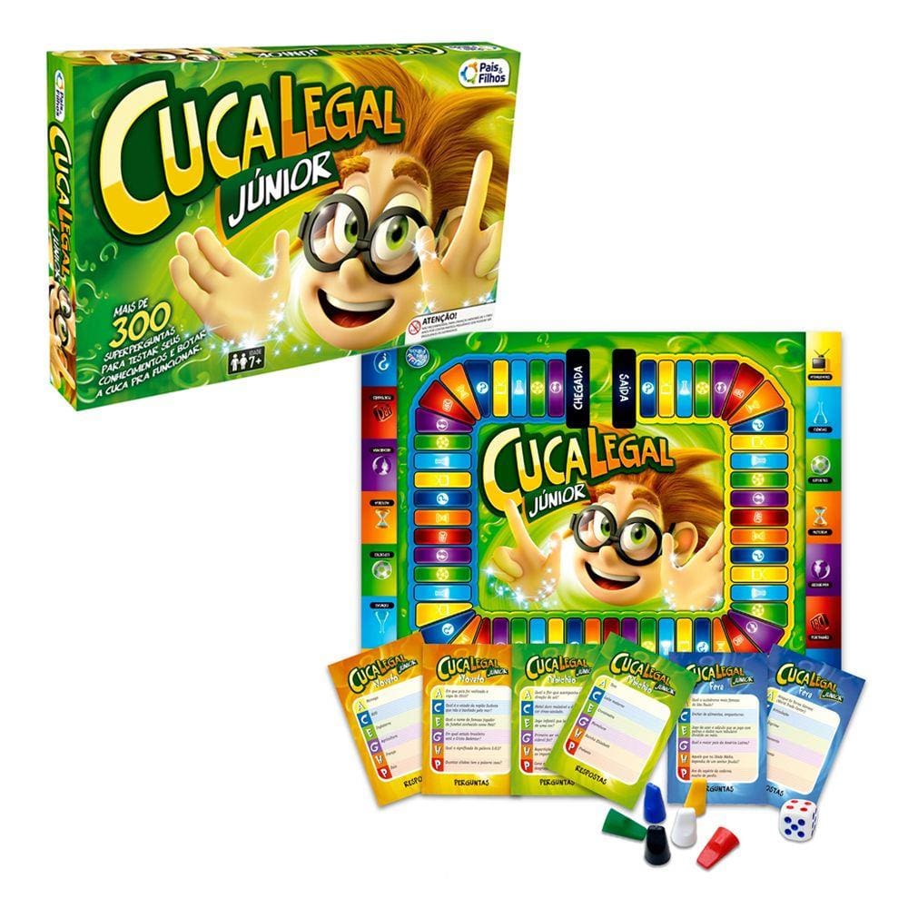 Jogo cuca legal junior super jogos - pais E filhos