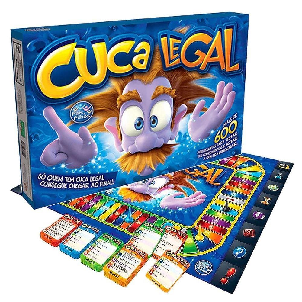 Jogo Educativo Cuca Legal Junior Mais De 300 Perguntas Jogo