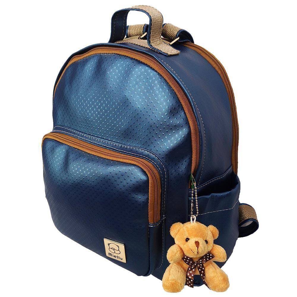 Bolsa Mochila Maternidade Bebê Menino Coroa Alteza Azul