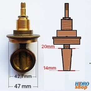 Reparo Registro de Gaveta Docol 1.1/2" - 25131500R