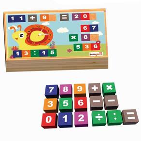 Caixa Matemática Brinquedo Educativo E Pedagógico