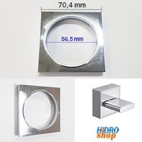 Suplemento Canopla Acabamento Deca Polo Gd Cromado - 4136180