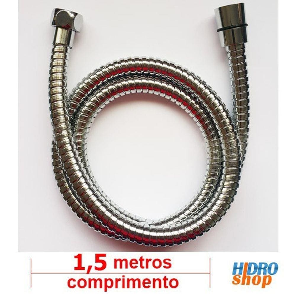 Flexível 1,5 m Cromado 1/2" - F10812