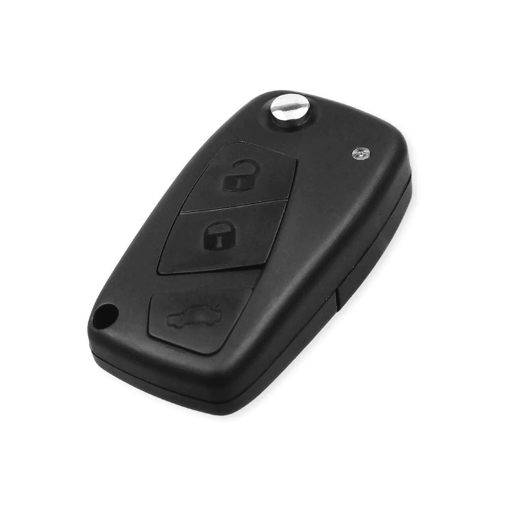 Chave Canivete Fiat Stilo Punto Linea Idea C/ Emblema Preta