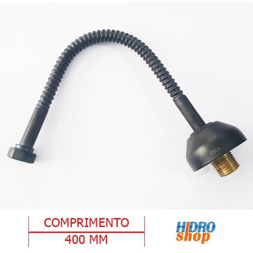 Ligação Flexível 40 Cm Black Matte Deca - 4606BL040MT