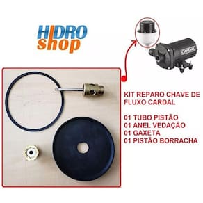 Kit Reparo Chave de Fluxo Pressurizador Cardal Potenza - PR120K100