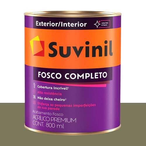 Tinta Acrílica Fosca Suvinil Capim-seco 800 ml