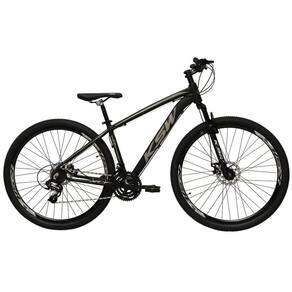 Bicicleta Aro 29 24v K7 Freio Hidráulico Preto/prata Tam21