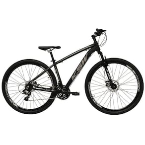 Bicicleta Aro 29 24v K7 Freio Hidráulico Preto/prata Tam. 19
