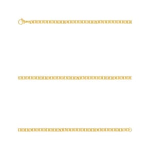 Pulseira Aço Groumet Elos Duplos 4.70mm 21cm Gold IPG