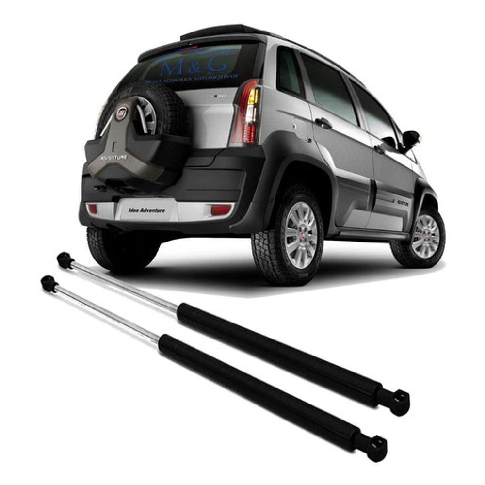 Kit Par 2 Pistão Amortecedor Porta Malas Idea 2010 2011 2012 2013 2014 2015 2016 2017 2018